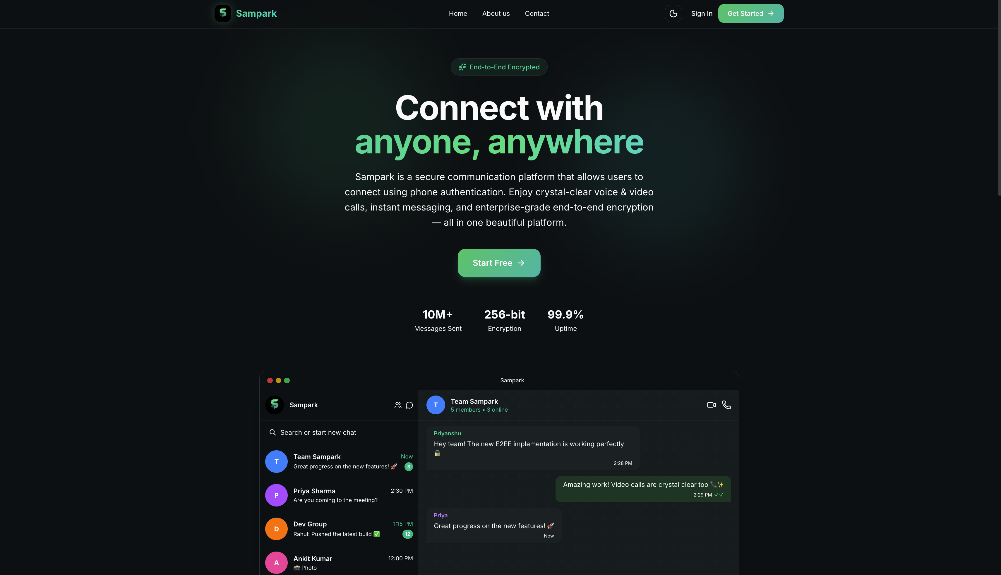 Sampark (Real-Time Messaging)